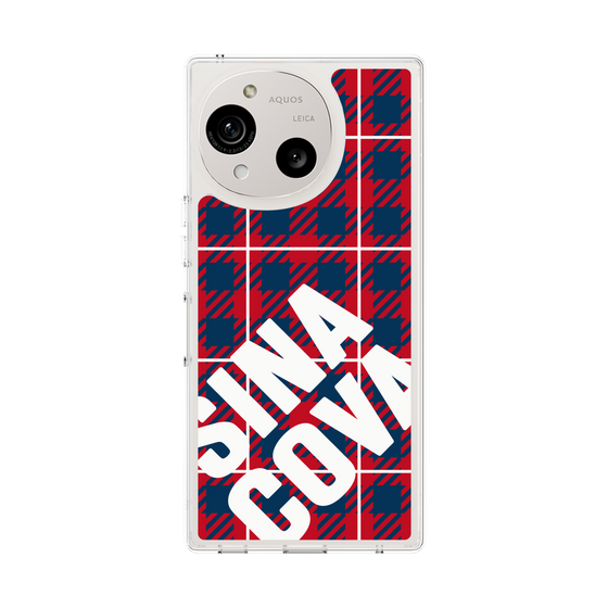 Slim Protection Case［ SINA COVA - Check - Red ］