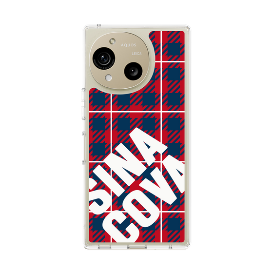 Slim Protection Case［ SINA COVA - Check - Red ］