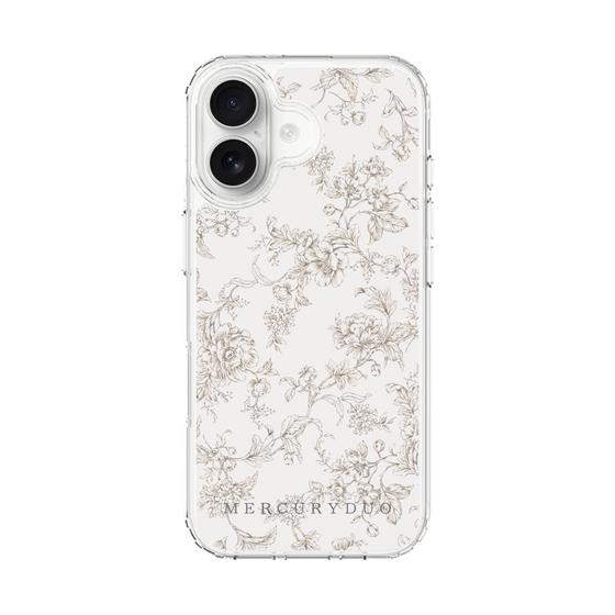 Slim Protection Case［ MERCURYDUO - ToneFlower - Beige ］