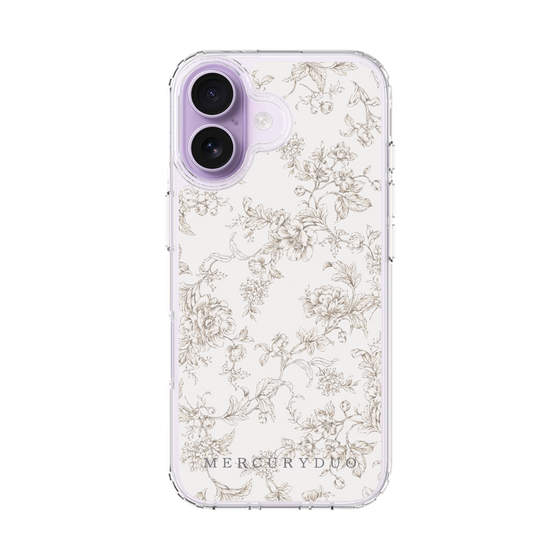 Slim Protection Case［ MERCURYDUO - ToneFlower - Beige ］