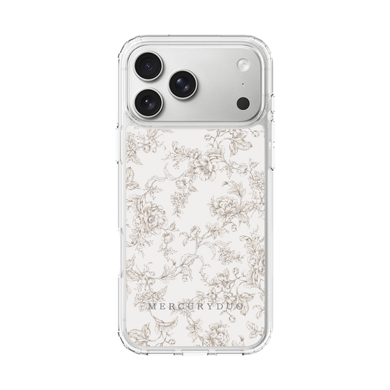 Slim Protection Case［ MERCURYDUO - ToneFlower - Beige ］