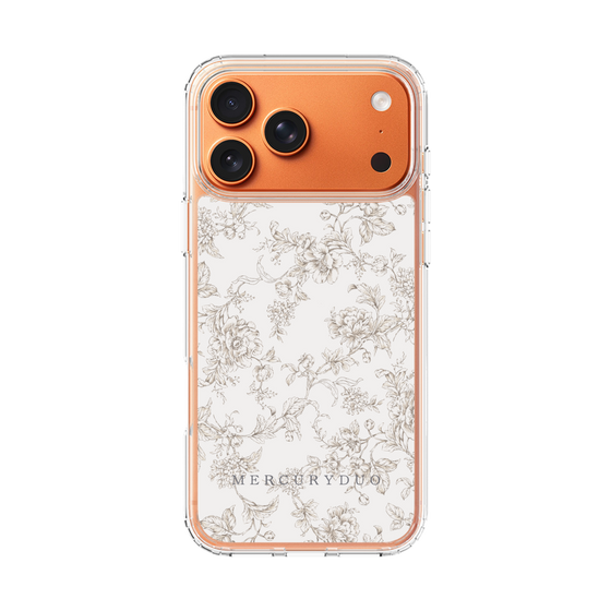 Slim Protection Case［ MERCURYDUO - ToneFlower - Beige ］