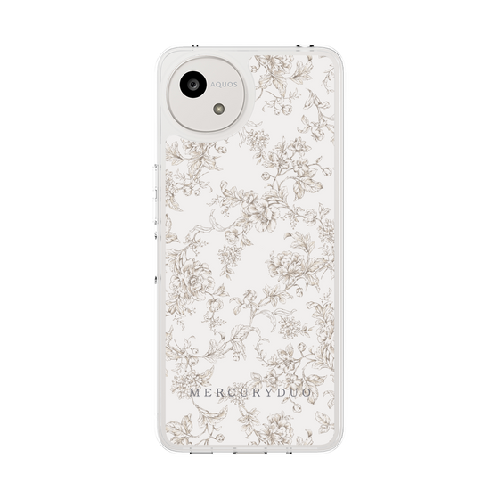 Slim Protection Case［ MERCURYDUO - ToneFlower - Beige ］