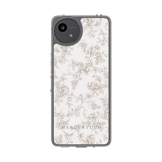 Slim Protection Case［ MERCURYDUO - ToneFlower - Beige ］