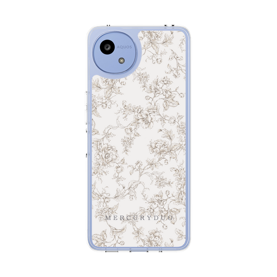 Slim Protection Case［ MERCURYDUO - ToneFlower - Beige ］