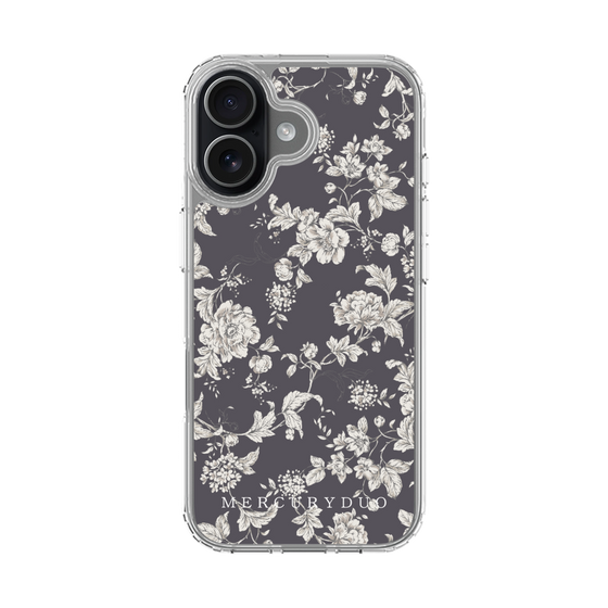 Slim Protection Case［ MERCURYDUO - ToneFlower - Grey ］