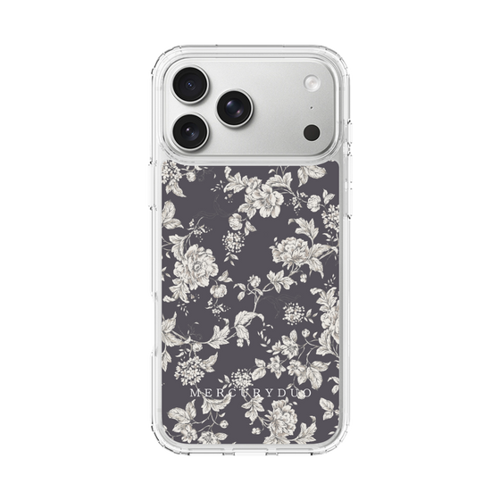 Slim Protection Case［ MERCURYDUO - ToneFlower - Grey ］
