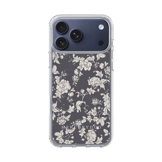 Slim Protection Case［ MERCURYDUO - ToneFlower - Grey ］