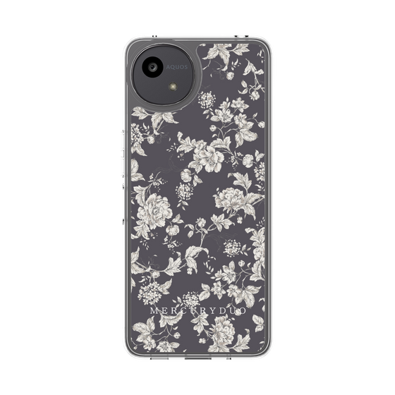 Slim Protection Case［ MERCURYDUO - ToneFlower - Grey ］
