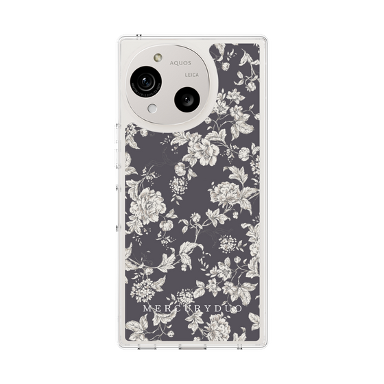 Slim Protection Case［ MERCURYDUO - ToneFlower - Grey ］