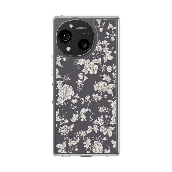 Slim Protection Case［ MERCURYDUO - ToneFlower - Grey ］