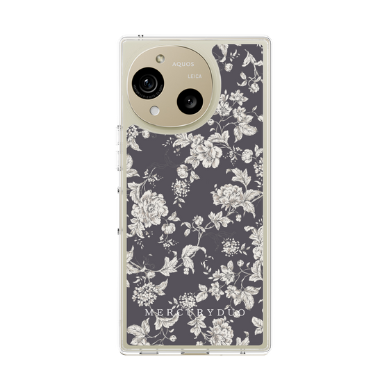Slim Protection Case［ MERCURYDUO - ToneFlower - Grey ］