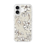 Slim Protection Case［ MERCURYDUO - BotanicalFlower - Beige ］