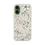 Slim Protection Case［ MERCURYDUO - BotanicalFlower - Beige ］