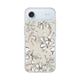 Slim Protection Case［ MERCURYDUO - BotanicalFlower - Beige ］
