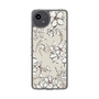 Slim Protection Case［ MERCURYDUO - BotanicalFlower - Beige ］
