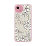 Slim Protection Case［ MERCURYDUO - BotanicalFlower - Beige ］