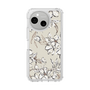 Slim Protection Case［ MERCURYDUO - BotanicalFlower - Beige ］