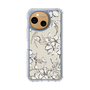 Slim Protection Case［ MERCURYDUO - BotanicalFlower - Beige ］