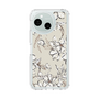 Slim Protection Case［ MERCURYDUO - BotanicalFlower - Beige ］