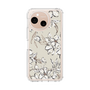 Slim Protection Case［ MERCURYDUO - BotanicalFlower - Beige ］