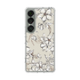 Slim Protection Case［ MERCURYDUO - BotanicalFlower - Beige ］