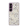 Slim Protection Case［ MERCURYDUO - BotanicalFlower - Beige ］