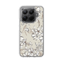 Slim Protection Case［ MERCURYDUO - BotanicalFlower - Beige ］