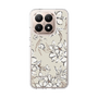 Slim Protection Case［ MERCURYDUO - BotanicalFlower - Beige ］