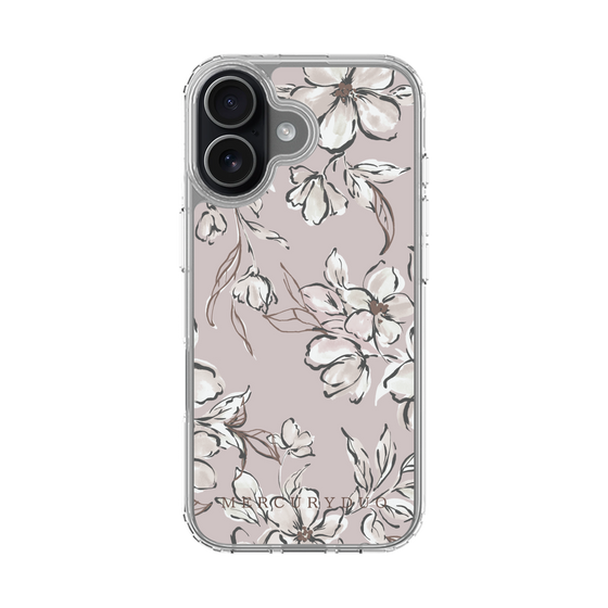 Slim Protection Case［ MERCURYDUO - BotanicalFlower - lilac ］