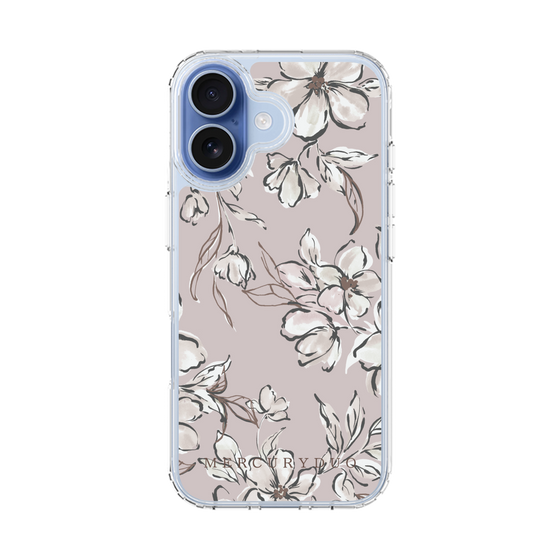 Slim Protection Case［ MERCURYDUO - BotanicalFlower - lilac ］
