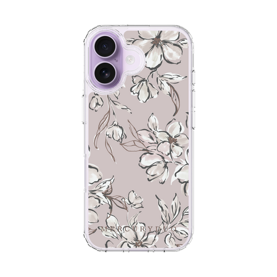 Slim Protection Case［ MERCURYDUO - BotanicalFlower - lilac ］