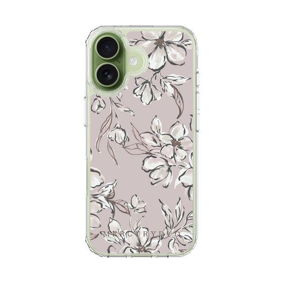Slim Protection Case［ MERCURYDUO - BotanicalFlower - lilac ］