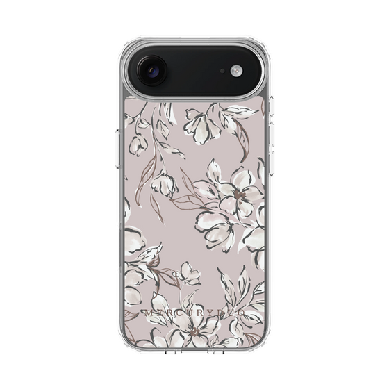 Slim Protection Case［ MERCURYDUO - BotanicalFlower - lilac ］