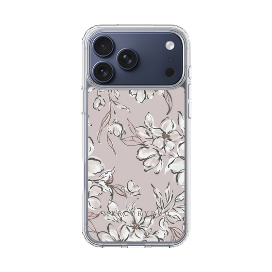 Slim Protection Case［ MERCURYDUO - BotanicalFlower - lilac ］