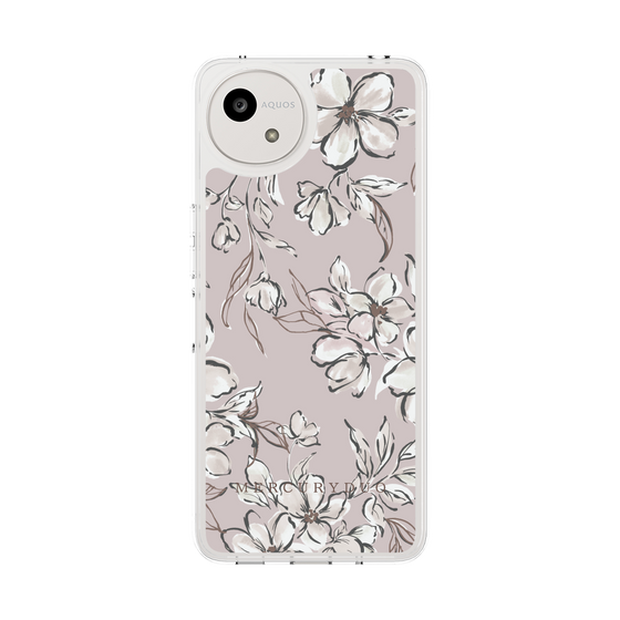 Slim Protection Case［ MERCURYDUO - BotanicalFlower - lilac ］