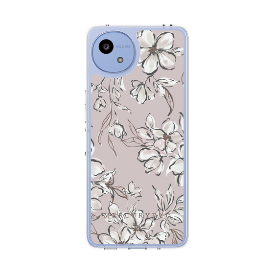 Slim Protection Case［ MERCURYDUO - BotanicalFlower - lilac ］