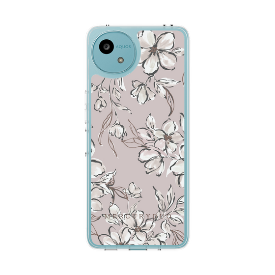 Slim Protection Case［ MERCURYDUO - BotanicalFlower - lilac ］