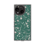 Slim Protection Case［ MERCURYDUO - BotanicalFlower - Green ］