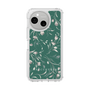 Slim Protection Case［ MERCURYDUO - BotanicalFlower - Green ］