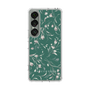 Slim Protection Case［ MERCURYDUO - BotanicalFlower - Green ］