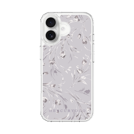 Slim Protection Case［ MERCURYDUO - BotanicalFlower - Lavender ］