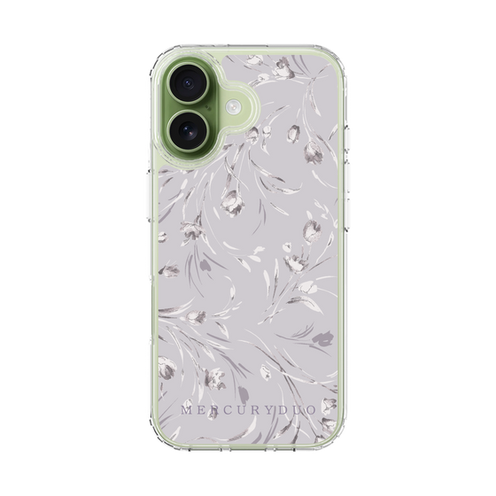 Slim Protection Case［ MERCURYDUO - BotanicalFlower - Lavender ］