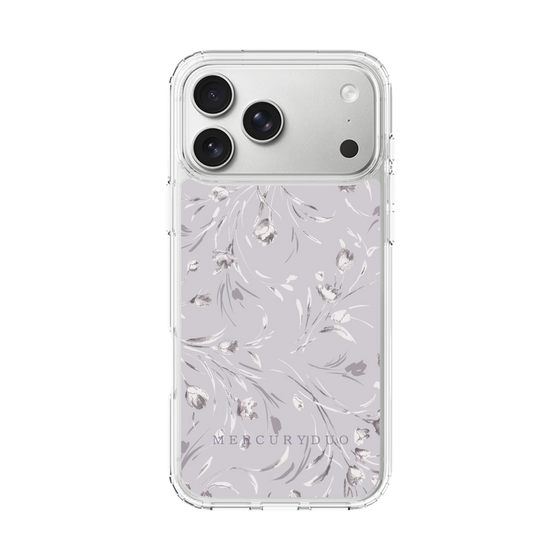 Slim Protection Case［ MERCURYDUO - BotanicalFlower - Lavender ］