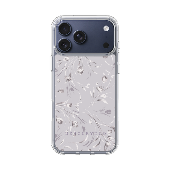 Slim Protection Case［ MERCURYDUO - BotanicalFlower - Lavender ］
