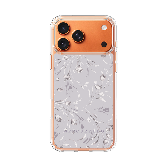 Slim Protection Case［ MERCURYDUO - BotanicalFlower - Lavender ］