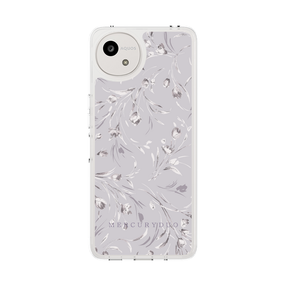 Slim Protection Case［ MERCURYDUO - BotanicalFlower - Lavender ］