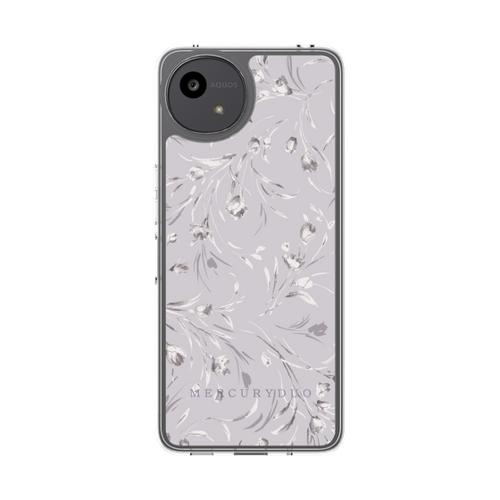 Slim Protection Case［ MERCURYDUO - BotanicalFlower - Lavender ］