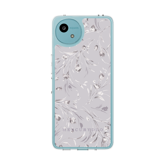 Slim Protection Case［ MERCURYDUO - BotanicalFlower - Lavender ］