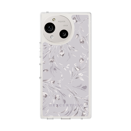 Slim Protection Case［ MERCURYDUO - BotanicalFlower - Lavender ］